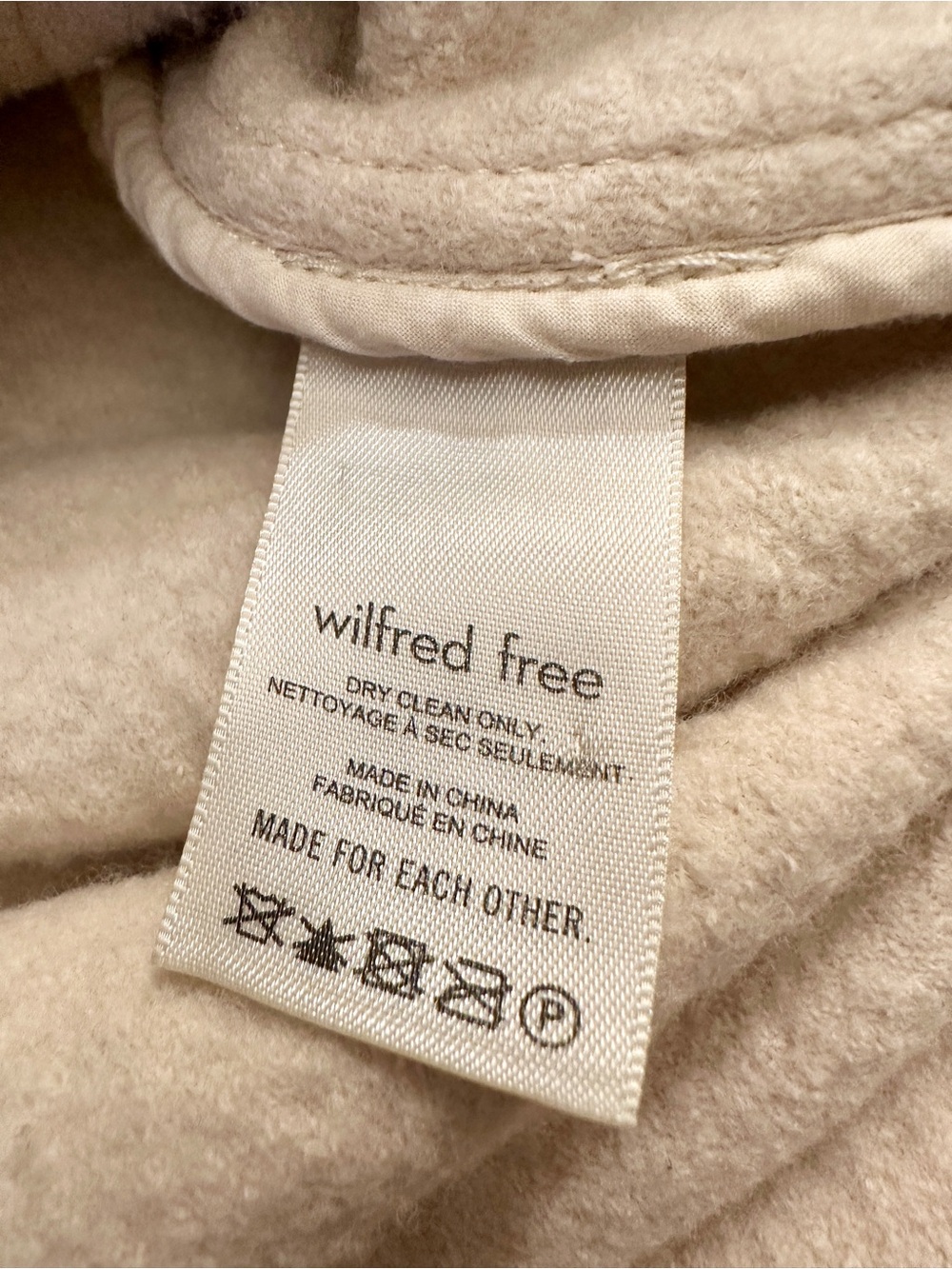 Wilfred Cream Button-Front Shacket - Picture 8 of 9